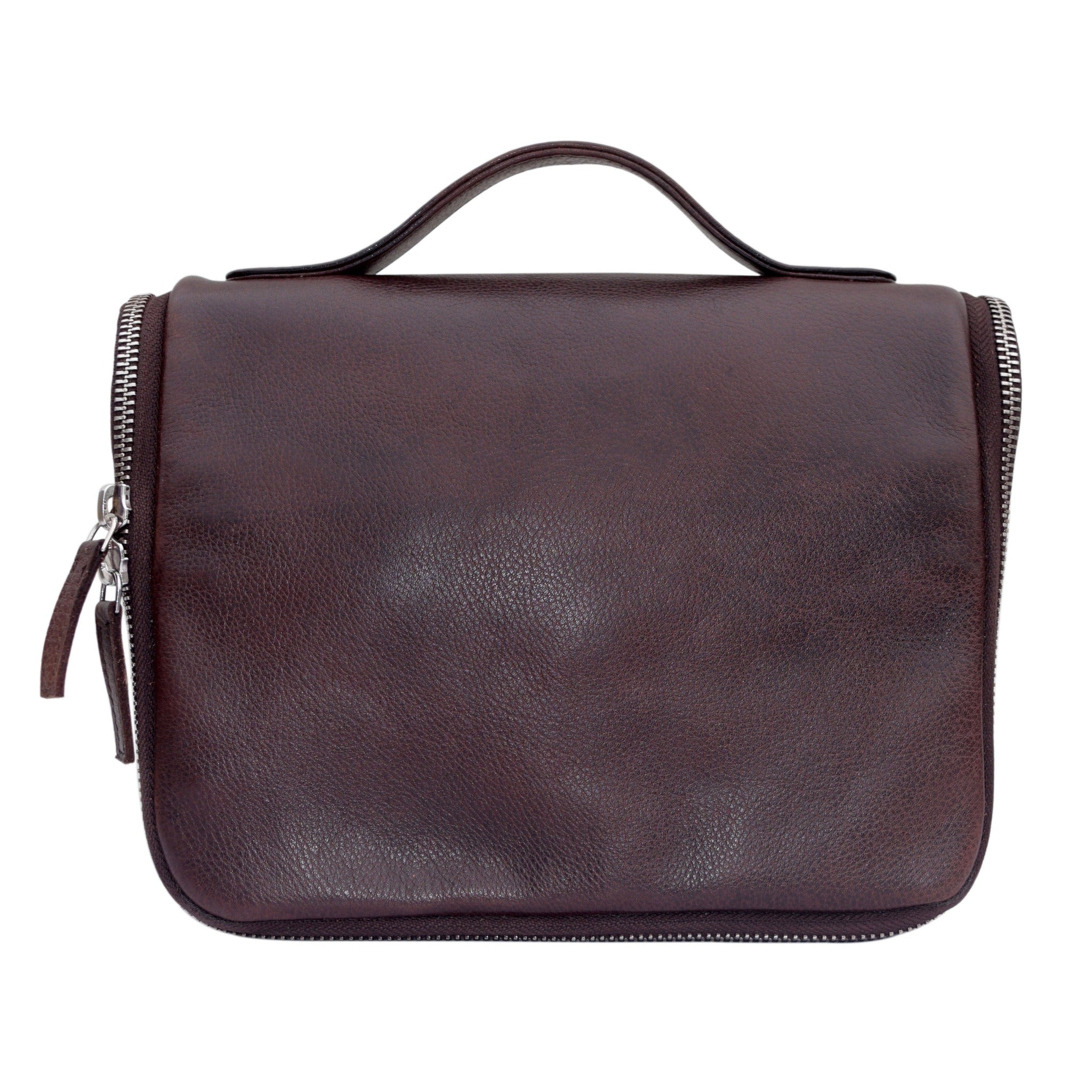 Hanging Leather Travel Kit