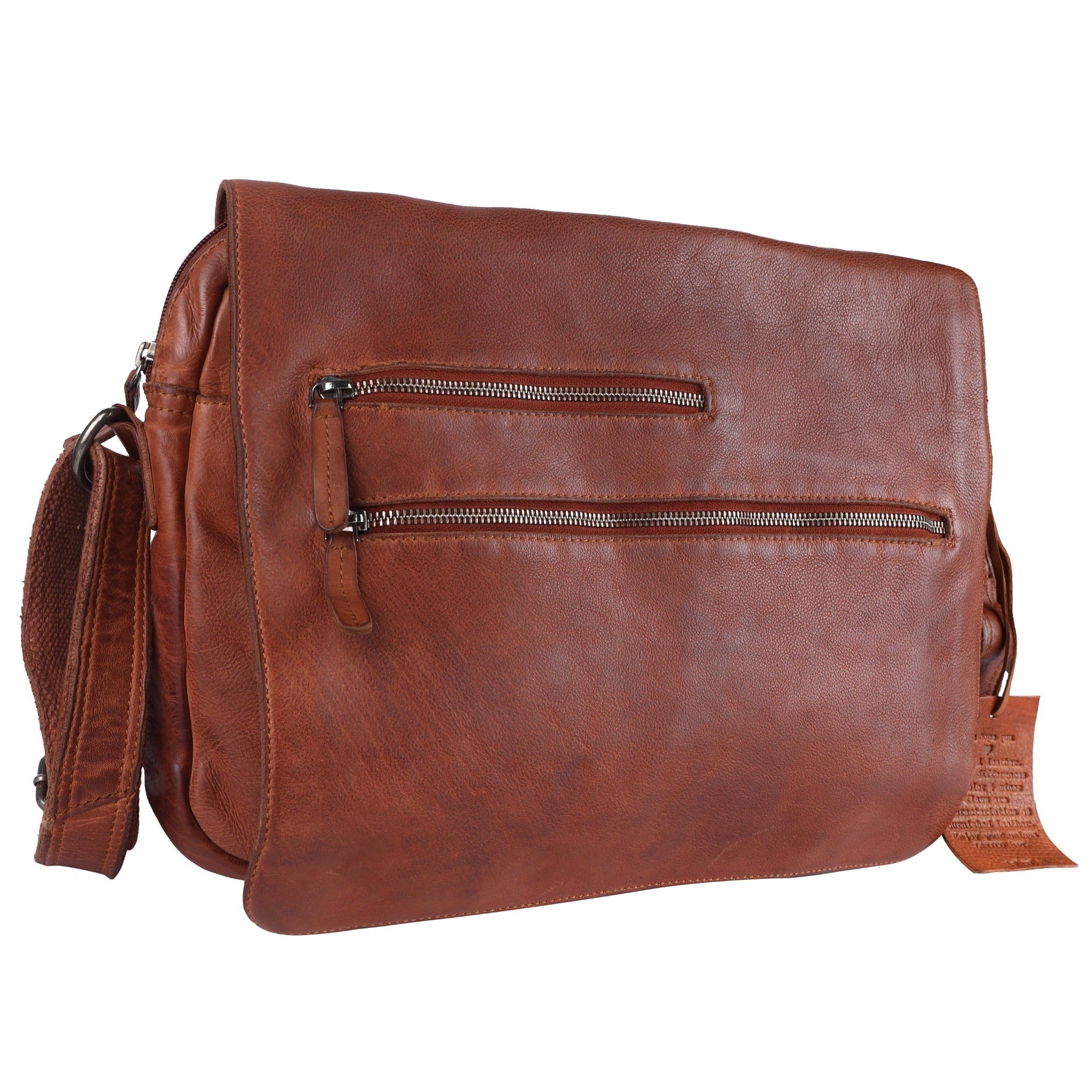 Spring St. Leather Messenger Bag