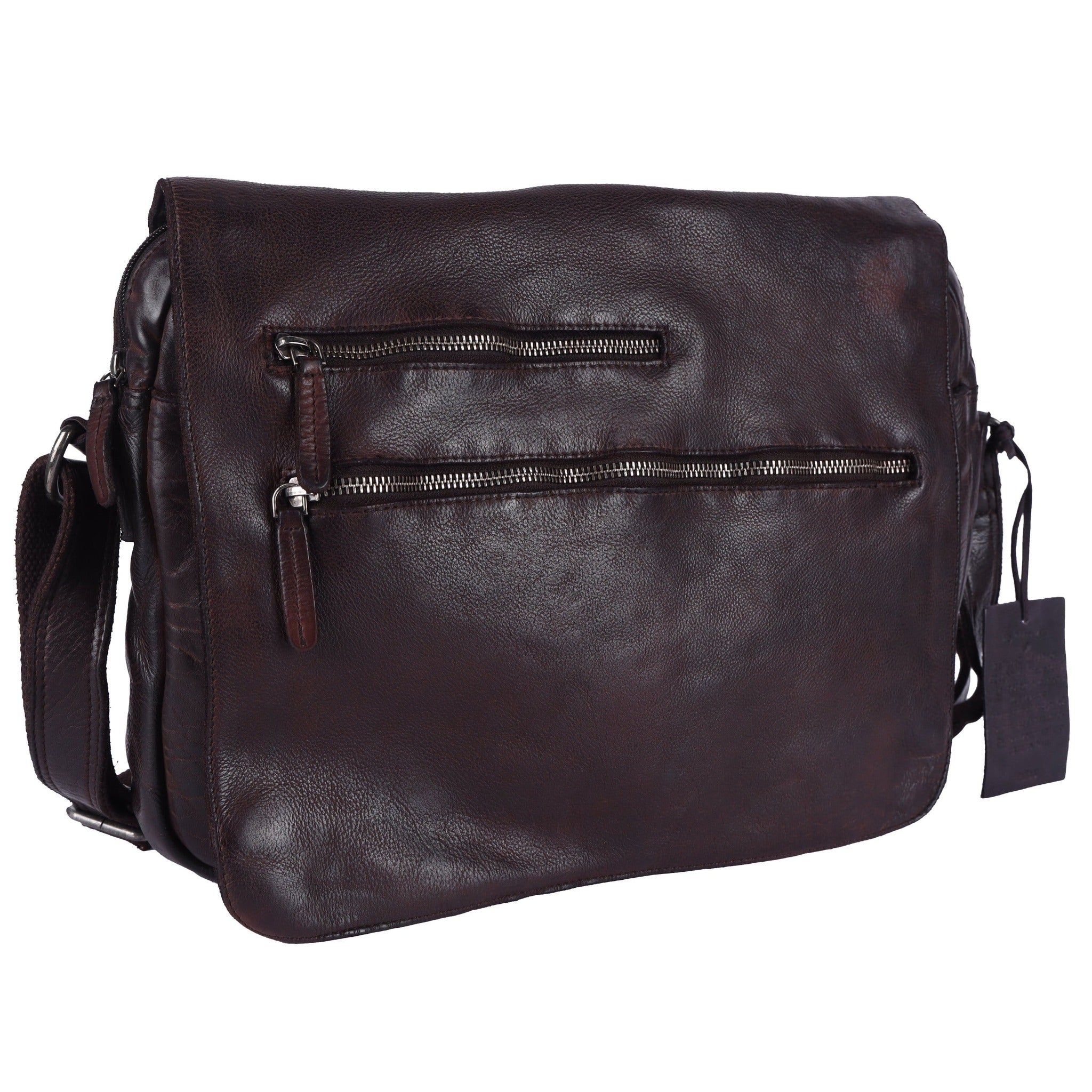 Spring St. Leather Messenger Bag