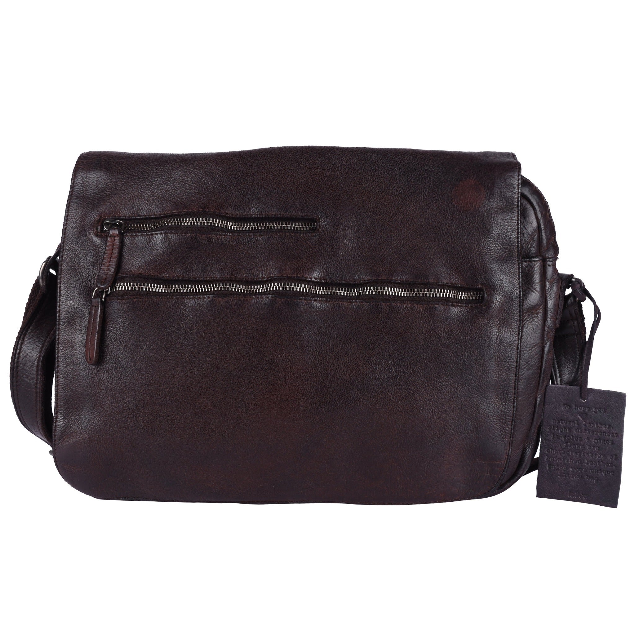 Spring St. Leather Messenger Bag