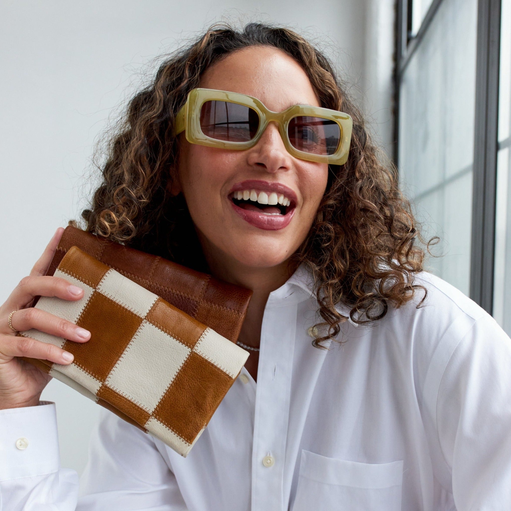 Leather Patch Wallet