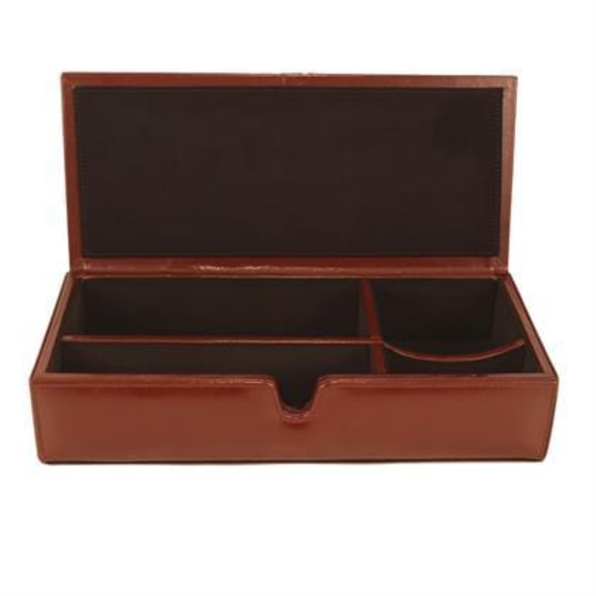 Large Leather Desk Box