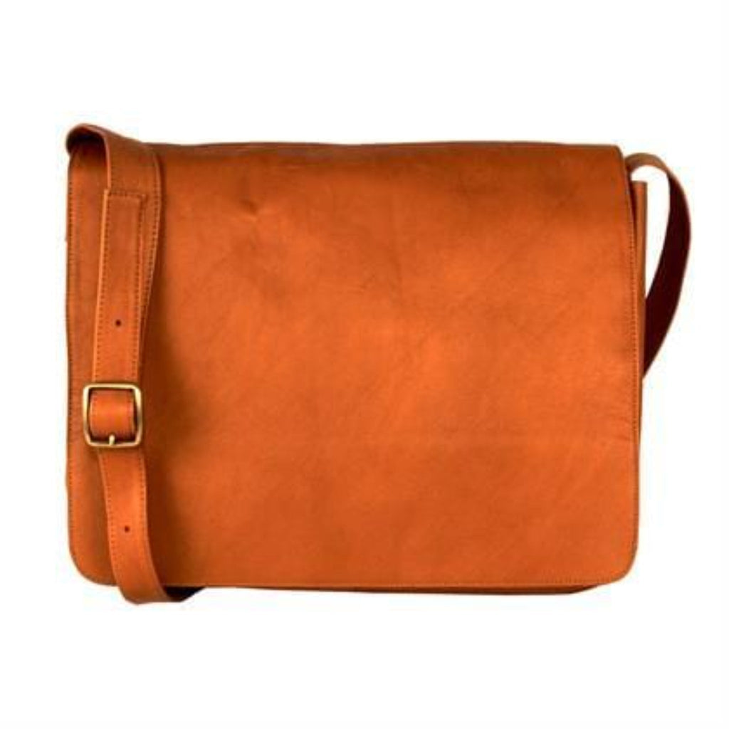 Yosemite Leather Laptop Messenger Bag - Lg