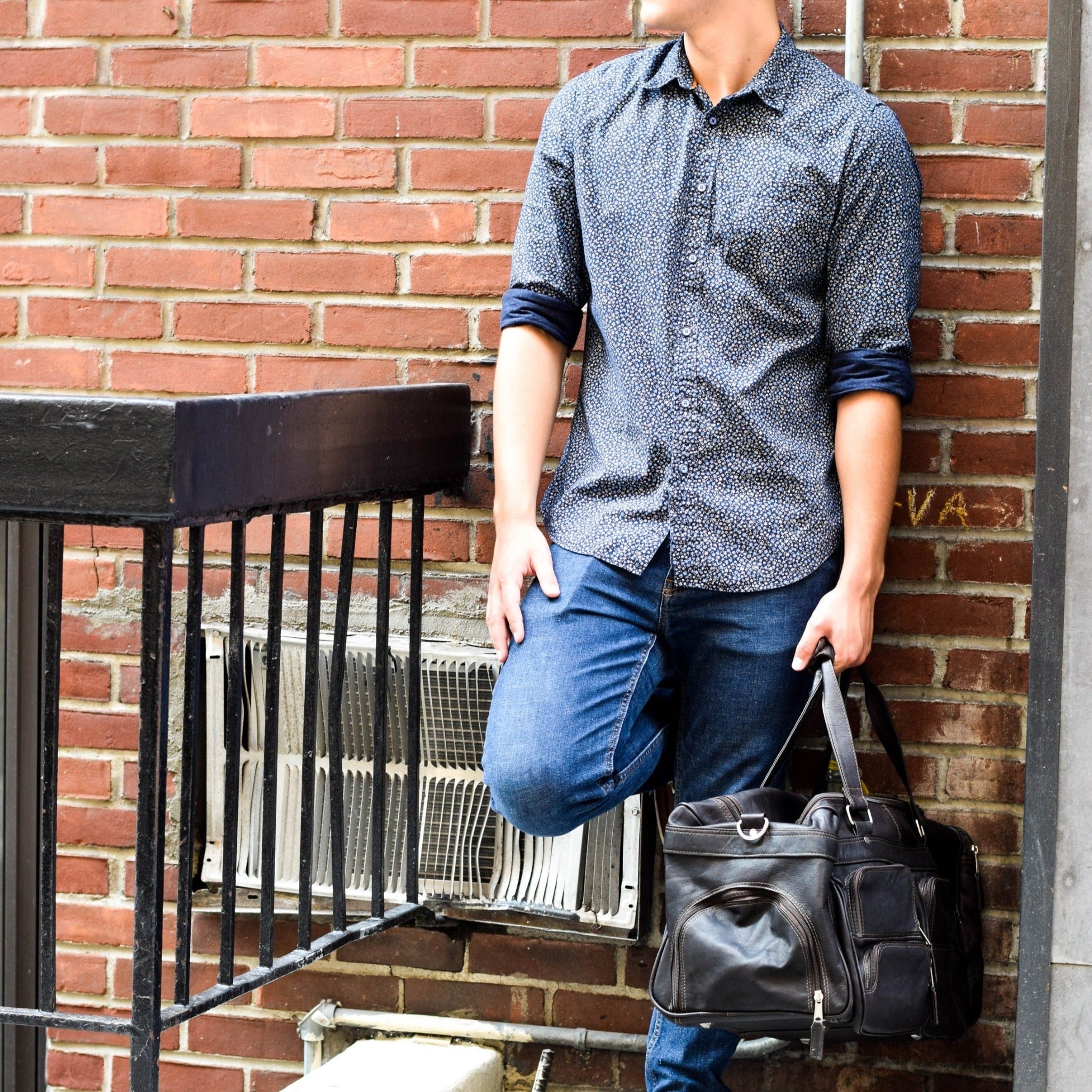 Deluxe Leather Travel Bag