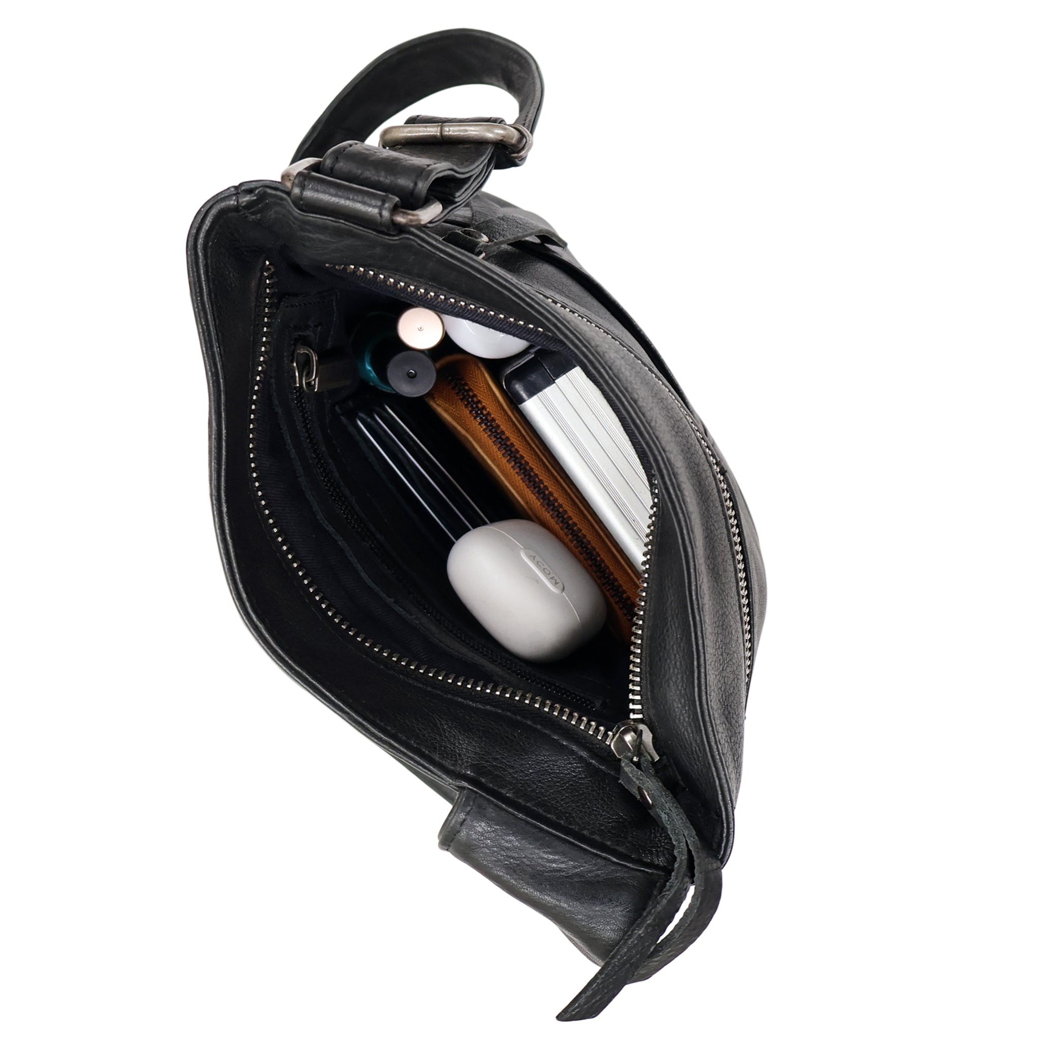 Athena Leather Crossbody Bag