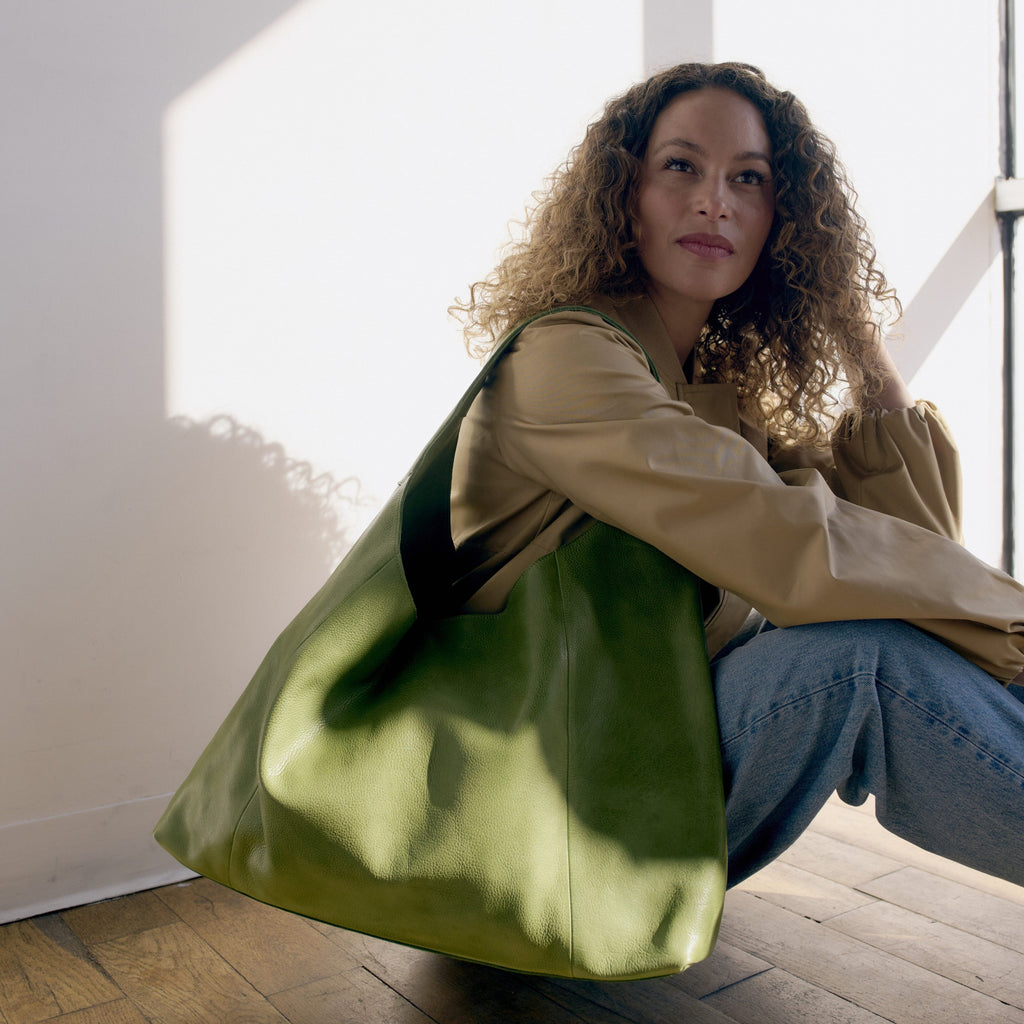 Lindsey Leather Tote Bag