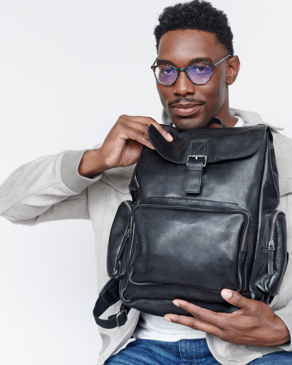 Mateo Leather Backpack