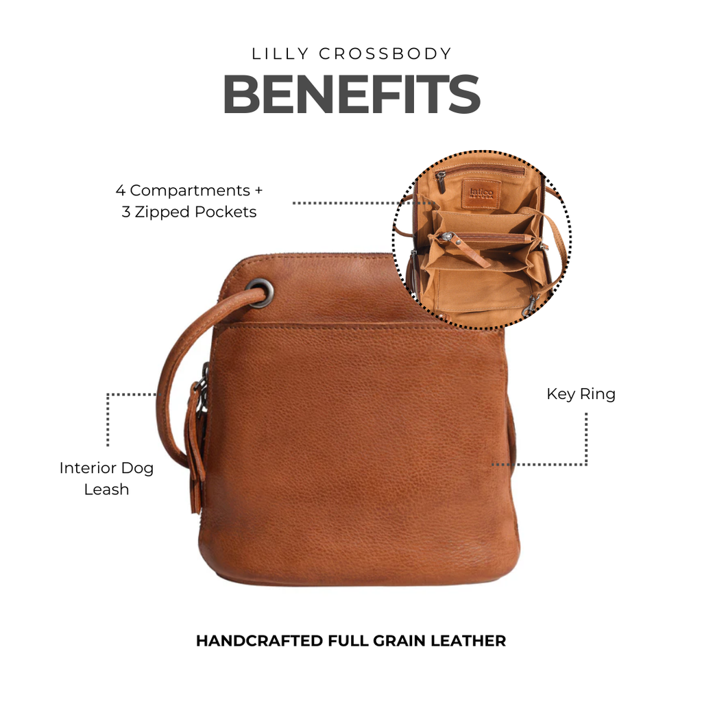 Lilly Leather Crossbody Bag