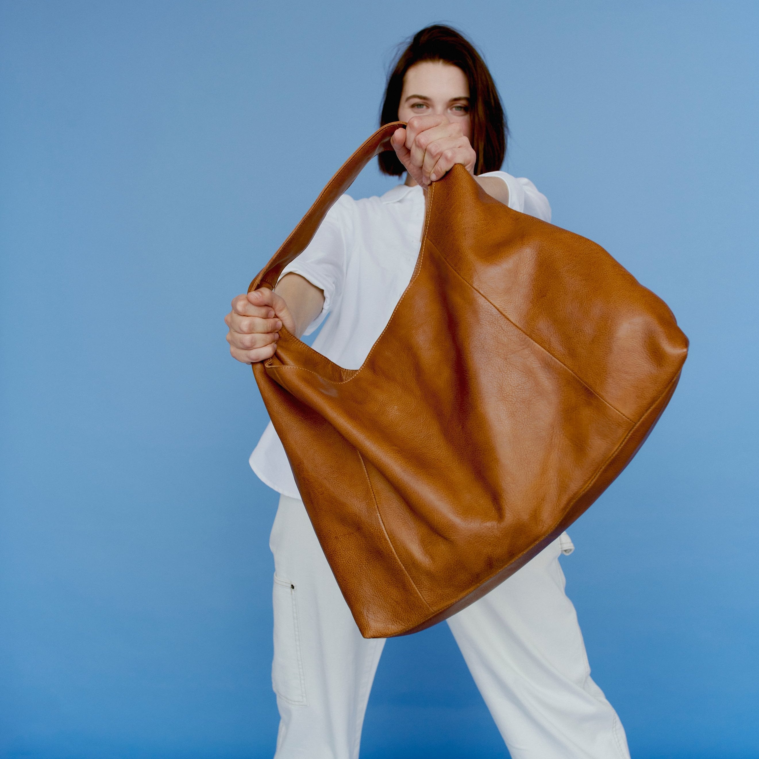 Lindsey Leather Tote Bag