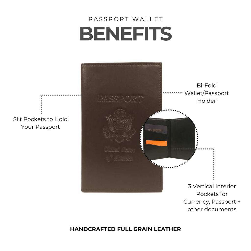 Leather Passport Wallet