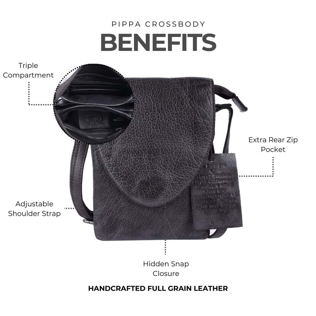 Pippa Leather Crossbody Bag