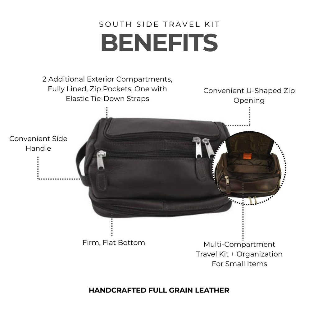 South Side Leather Travel Kit