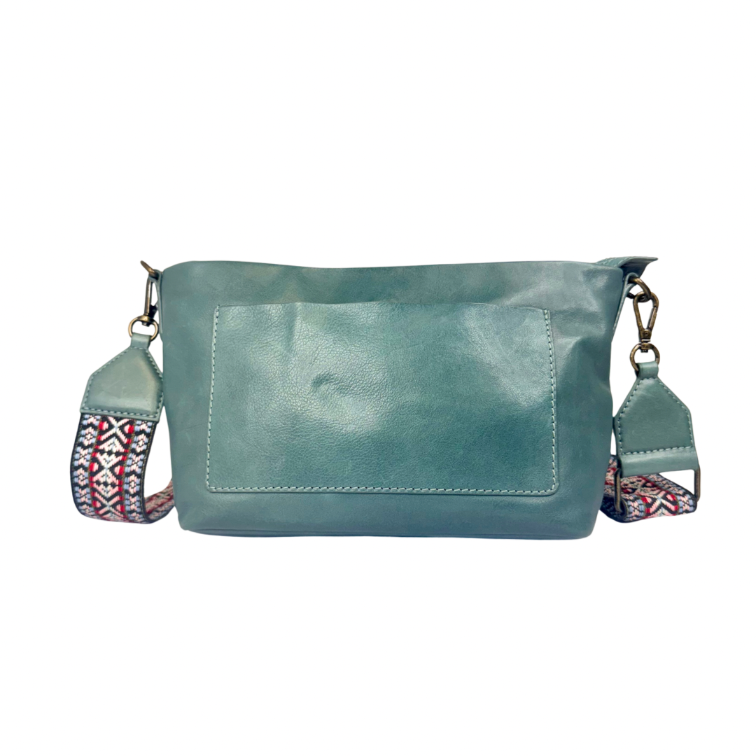 Aquarius Leather Crossbody Bag